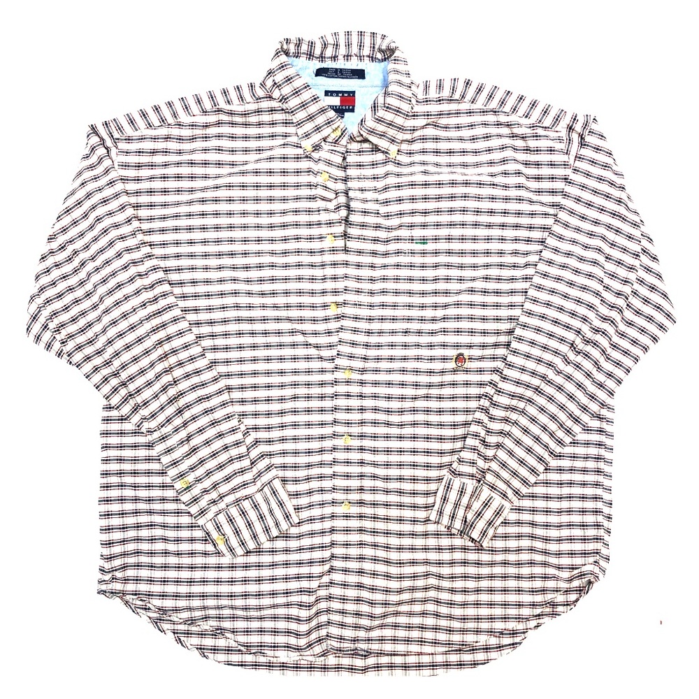 Vintage Tommy Hilfiger checkered LS